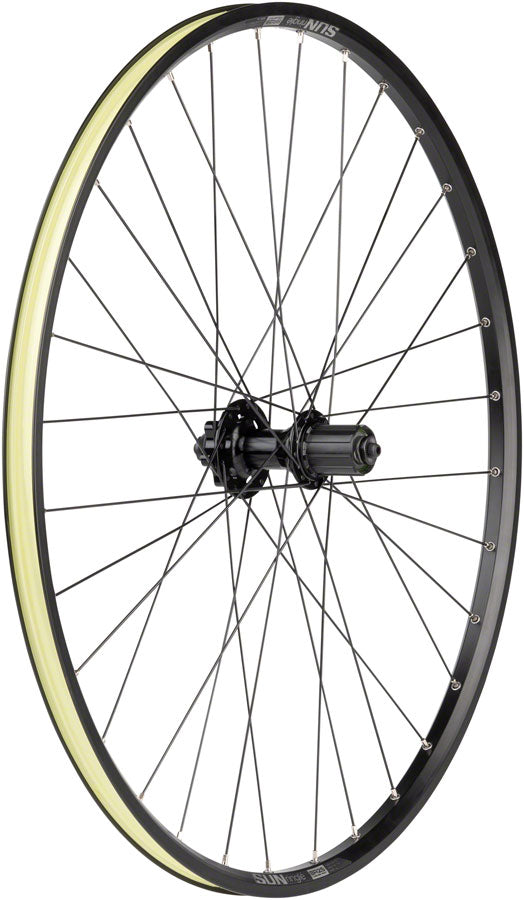 Quality Wheels Value Double Wall Series Disc Rear Wheel - 27.5" QR x 135mm 6-Bolt/Rim HG BLK