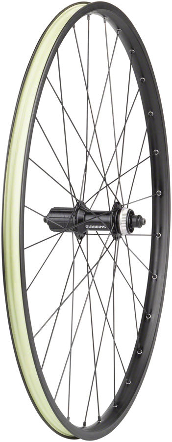 Quality Wheels Value Double Wall Series Disc Rear Wheel - 650b QR x 135mm Center-Lock HG10 BLK