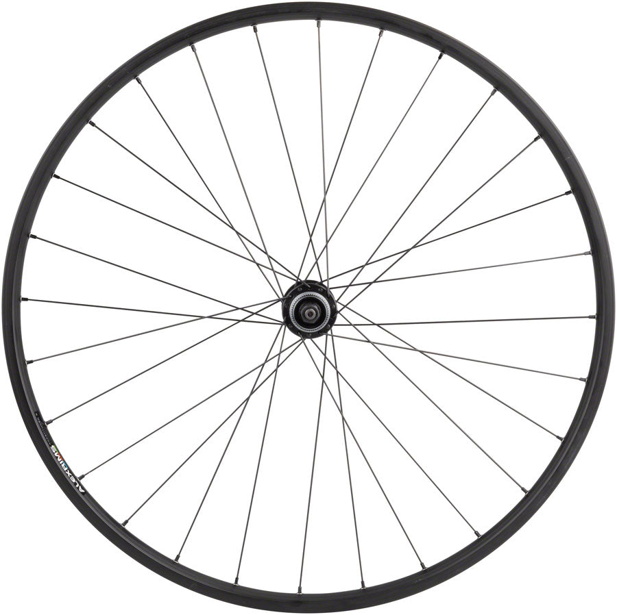 Quality Wheels Value Double Wall Series Disc Rear Wheel - 650b QR x 135mm Center-Lock HG10 BLK