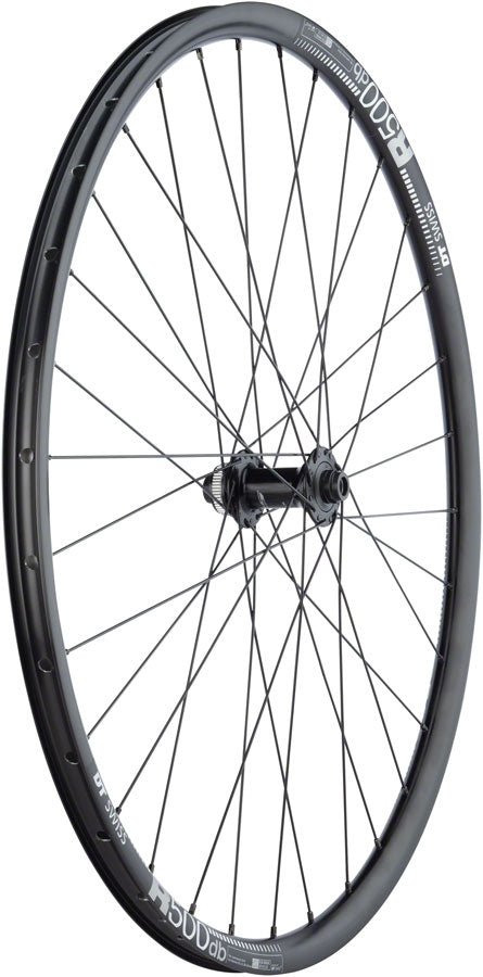 Quality Wheels 105/DT R500 Disc Front Wheel - 700 12 x 100mm Center-Lock BLK