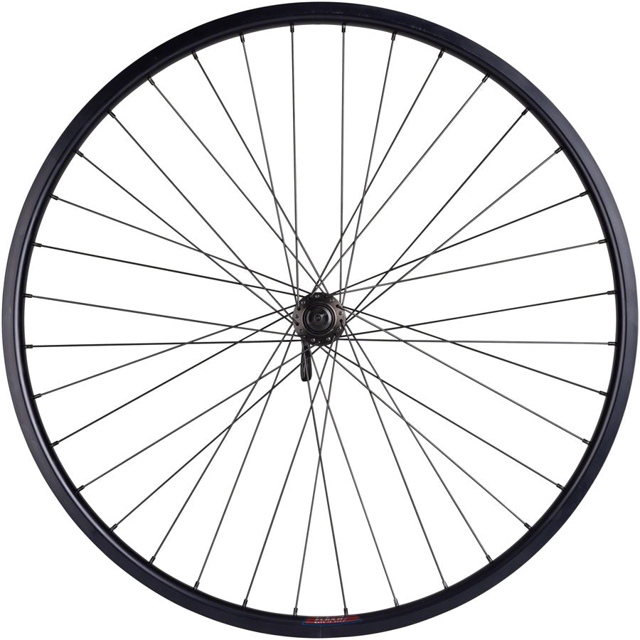 Quality Wheels Value HD Series Disc Front Wheel - 700 QR x 100mm Center-Lock BLK