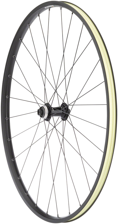 Quality Wheels Value Double Wall Series Disc Front Wheel - 700 12 x 100mm Center-Lock BLK