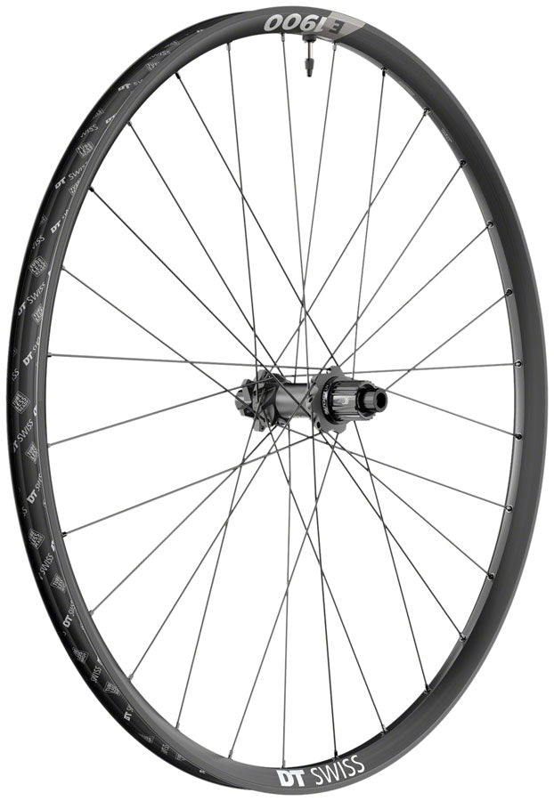 DT Swiss E 1900 Spline 30 Rear Wheel - 27.5" 12 x 148mm 6-Bolt Micro Spline BLK