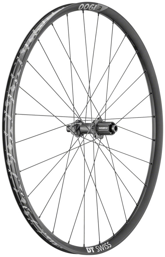 DT Swiss E 1900 Spline 30 Rear Wheel - 29" 12 x 142mm Center-Lock HG 11 MTN BLK