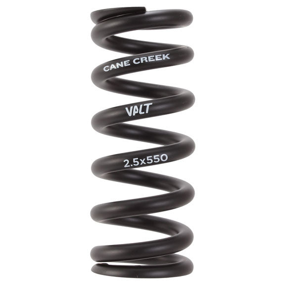 Cane Creek VALT Lightweight Steel Spring Coil Shock 2.50"/63mm x 550lbs BLK 