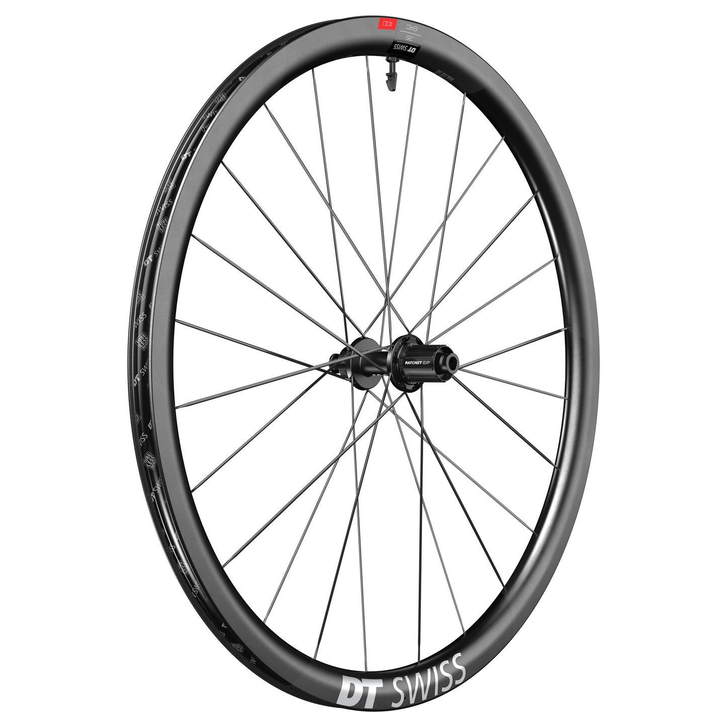 DT Swiss ERC 1100 DiCut 35 Rear Wheel - 700 12 x 142mm Center-Lock HG 11 Road/XDR BLK