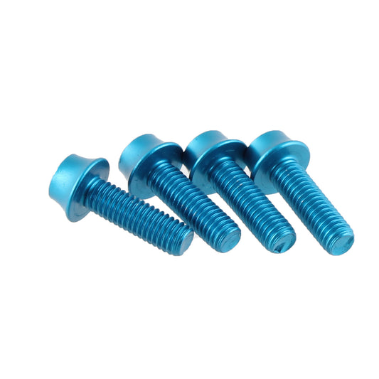 Wolf Tooth Water Bottle Cage Bolts - Set/4 Aluminum Blue